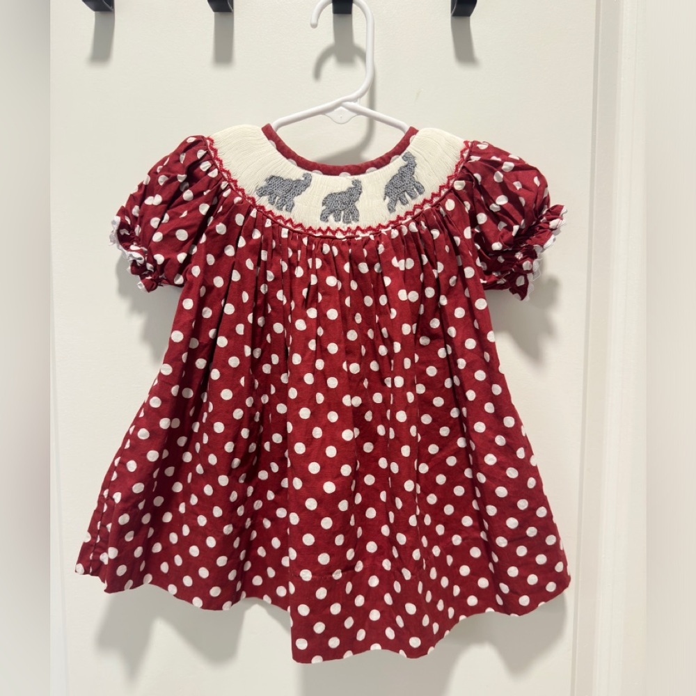 Alabama Smocked Dress 3 months